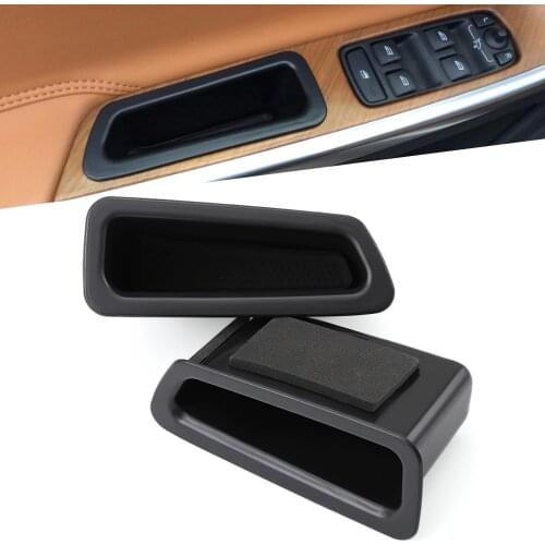 VCiiC Door Handle Armrest Storage Box Container Holder Tray Car Organizer Accessories Car Styling For Volvo XC60 2010-2017