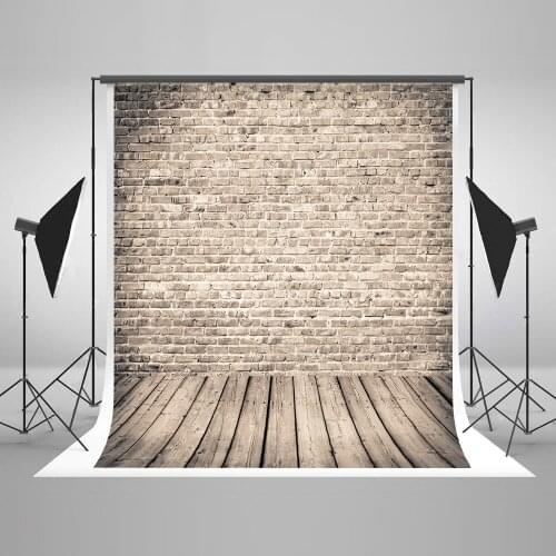 VinylBDS 10x20ft Retro Brick Wall Photography Background Children Background Studio Washable Backgrounds For Photo Studio