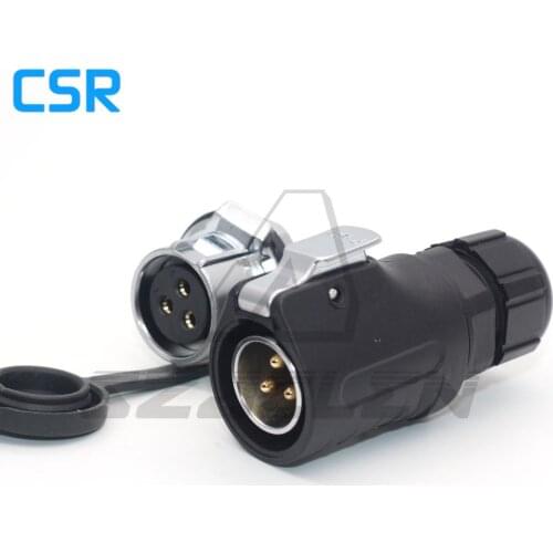 XHP20 , waterproof connector 3 pin male and female, IP67 Outdoor conector plug and sock, LED power cable connector 3pin