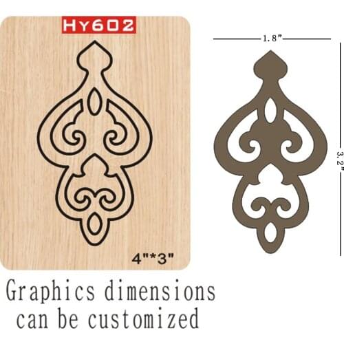 Eardrop cutting dies 2019 new die cut &wooden dies Suitable for common die cutting machines on the market