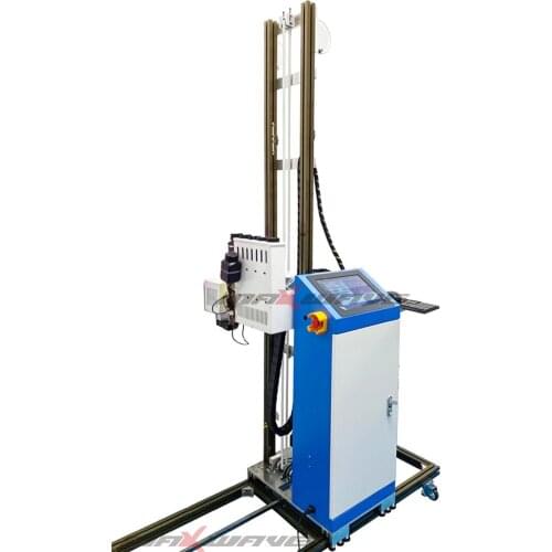 High quality CMYKW 5 color 3D direct to wall murals UV ink wall printing machine wall printer with double head price