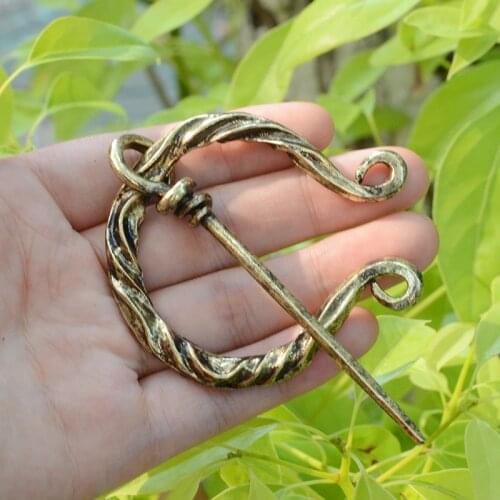 Viking brooch Ireland Norse age pin for scarves shawl Cloak ornament Brooch Pin vintage Unique sign jewelry for friend gift