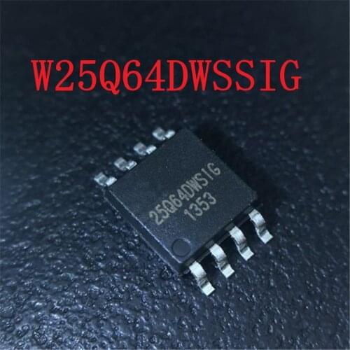 100pcs X W25Q64FWSSIG W25Q64FWSIG 25Q64FWSIG NEW Original 25Q64 W25Q64FW W25Q64DWSSIG W25Q64DWSIG W25Q64DW SOP8 Free Shipping