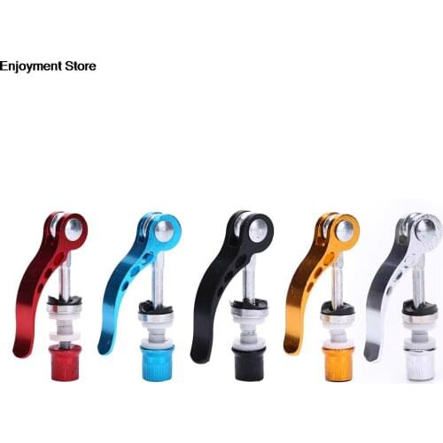 1x Bicycle Quick Outdoor Release Aluminium Alloy Bike Seat Post Clamp Seatpost Skewer Bolt Mountain Bike Seat Tube Clamp Outdoor