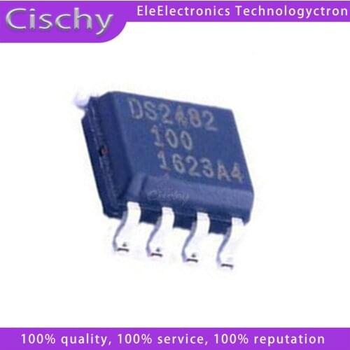 2PCS DS2482 DS2482S-100 DS2482-100 DS2482S-100 SOP-8