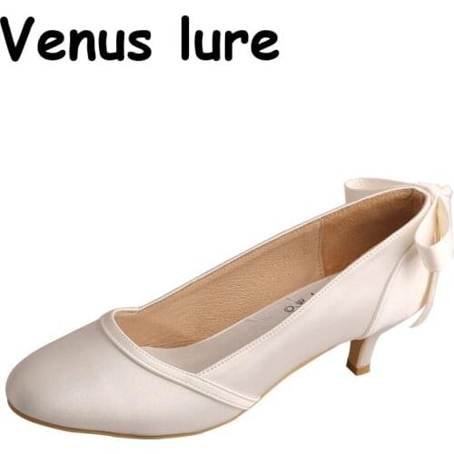 23 Colors) Low Heeled Court Shoes Bride Shoes Low Heel Cheap Price Size 10