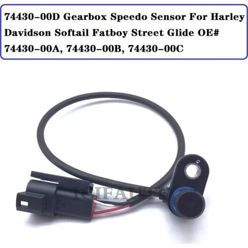 74430-00D Gearbox Speedo Sensor For Harley Davidson Softail Fatboy Street Glide OE# 74430-00A, 74430-00B, 74430-00C