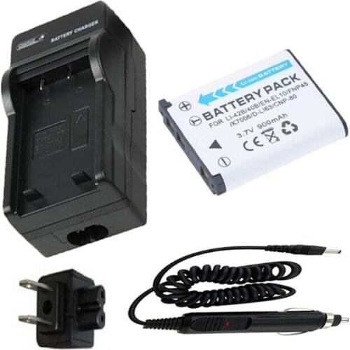 Battery + Charger for Polaroid T730 T831 T833 Digital Camera