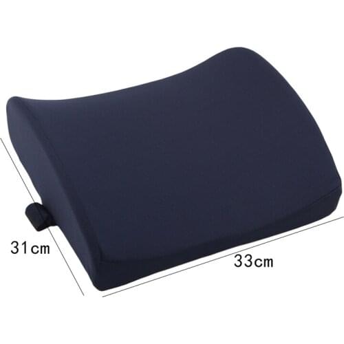 Car Waist Support Cushion Memory Cotton Lumbar Support Office Home Breathable Slow Rebound Car Waist Cushion Auto Supplies
