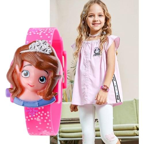 SKMEI Princess Girls Creative Watch Fashion Children Soft Wristwatches Kids School Birthday Toys Gift Clock Hour Montre Enfant