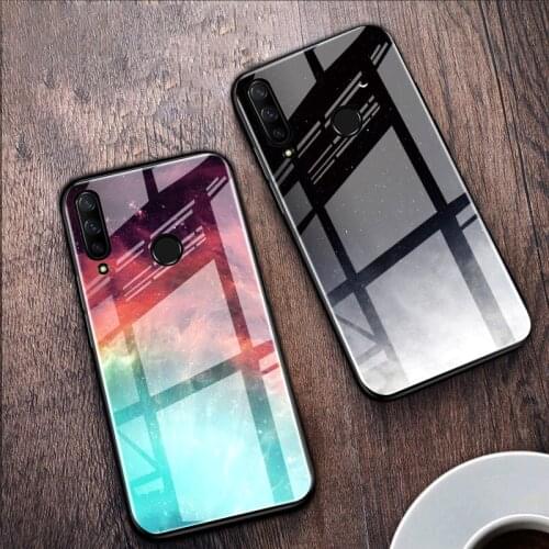 Colorful Glass Phone Case For Huawei P40 Lite E Pro Y9S Honor 9A 9C 9S 30S View 30 Pro Y5P Y6P Y7P Y8P P Smart 2020 Cover Coque