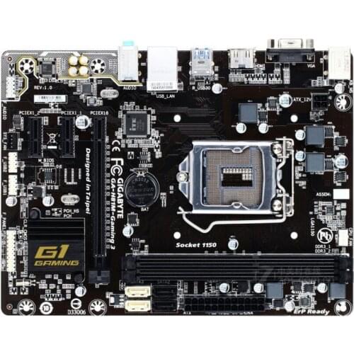 For Gigabyte GA-H81M-Gaming 3 Original Used Motherboard H81M-Gaming 3 H81 Socket LGA 1150 DDR3 USB3.0 SATA3.0
