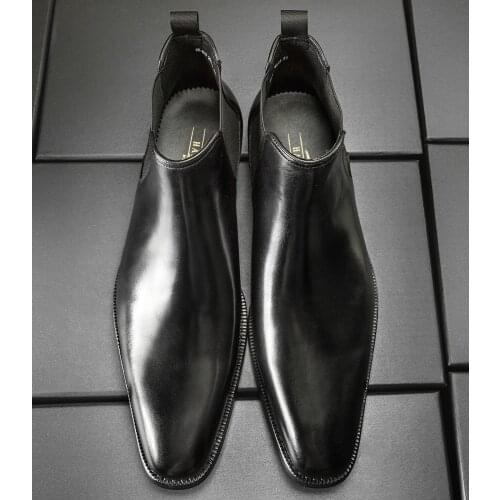 Мужские ботинки челси Hanmce China At AliExpress