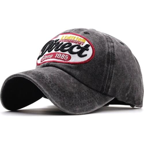 New Womens Mens Outdoor Cotton Cap High Quality Embroidered Unisex Fishing Baseball Caps Adjustable For girl Summer Male Hats