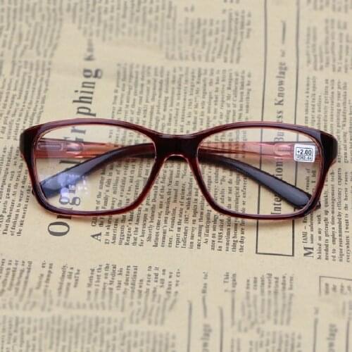 Reading Glasses Men Women HD Full Frame Big Squre Eye Glasses +1.0 1.5 2.0 2.5 3.0 to 4.0 R193