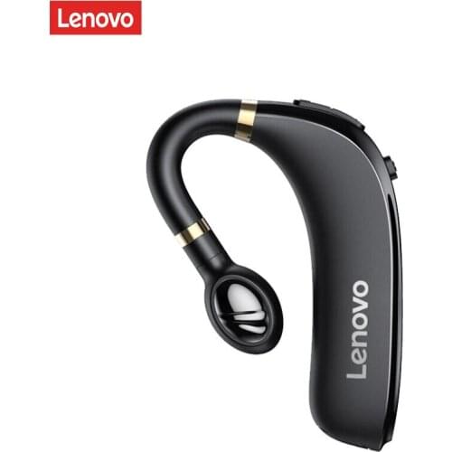 Original Lenovo HX106 Wireless Bluetooth-compatible 5.0 Earphone Business Ear Hook Headset With Mic For Driving Meeting Earbuds
