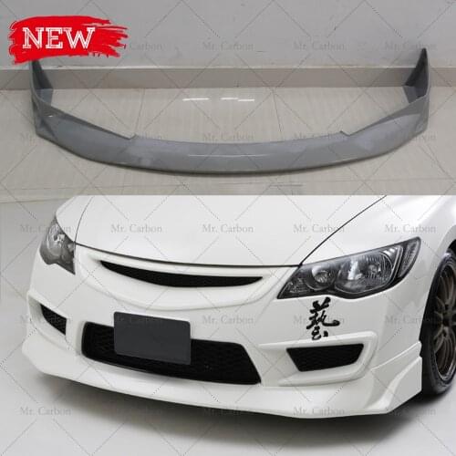 FIBER GLASS FRONT LIP FOR CIVIC FD2 JS RACING LIP TRIM BODY KIT TUNING PART FOR FD2 JS FRP FRONT BUMPER LIP RACING