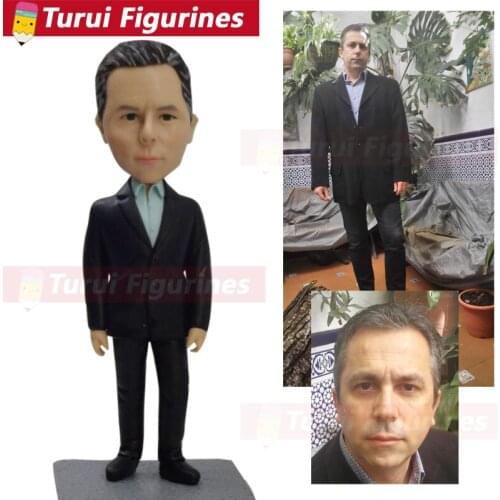 Pop Bobble Head Figures clay figures diy Custom bobbleheads gifts for Pastor business man boss handmade gifts unique present ide