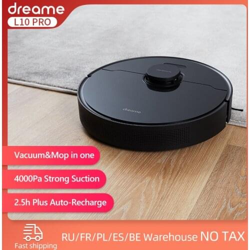 Dreame Bot L10 Pro Robot Vacuum Cleaner For Home Superb LiDAR Navigation, 4000Pa Suction ,150mins Auto Charge, 570ml Dust Tank