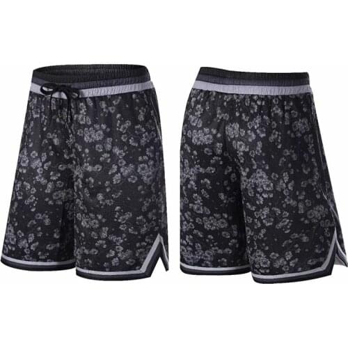 Zipper Pocket Sports Shorts Mens Summer Loose Fitness Training Casual Basketball Pants Quick-Drying Running Five-Point Pants