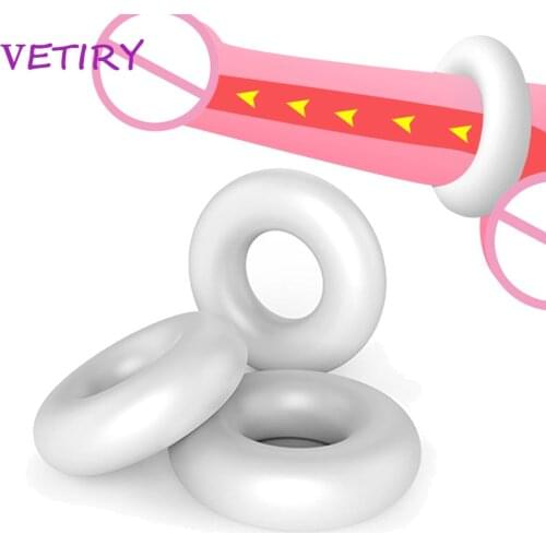 VETIRY Penis Enlargement Foreskin Corrector Penis Ring Cock Ring Couple Sex Porducts Delay Ejaculation Sex Toys for Men Erection