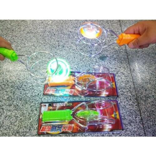 Magic Flying Gyroscope Seven-color Lighting Magic Rotating Magic Magnets Magnetically Luminescent Gyroscope Toys Wholesale