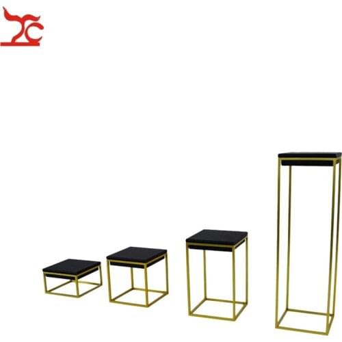 High End Stainless Steel Jewelry Display Holder Leatherett Bangle Riser Ring Organizer Holder Window Jewelry Display Stands Rack