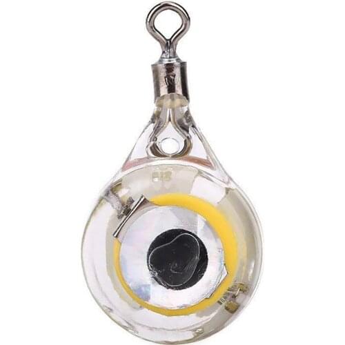 1pc Fishing Lure Light LED Deep Drop Underwater Attractive Fishing Light Waterproof Hook 3cm Green Red White 4 Colors Mini Lamp