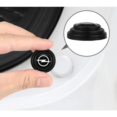 2/4pcs Silicone Car Door Shock Stickers Absorber Shock Pad For Opel Astra H G J Insignia Mokka Zafira Corsa Vectra C D