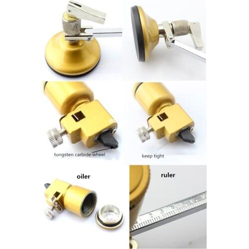 Free Shipping Talentool 40cm oil filling glass circle cutter compass glass cutter circular glass cutter