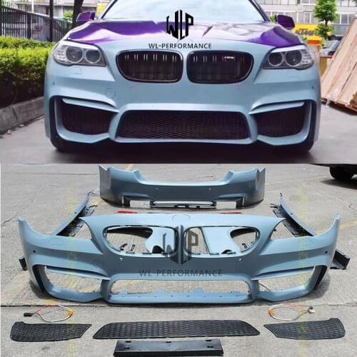F10 F18 M5 Car body kit PP Unpainted front bumper Front Fender side skirts For BMW F10 F18 M5 Cross-border Version 10-15