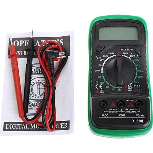 High Quality Handheld Counts With Temperature Measurement LCD Digital Multimeter Tester XL830L Without Battery W329