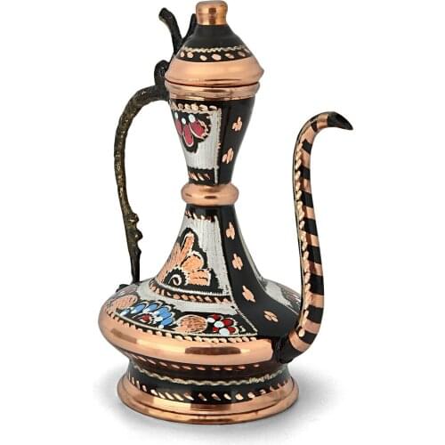 Decorative Handcrafted Copper Andalusian Jug Turkish Ottoman Handmade Vase pitcher Copper Jug