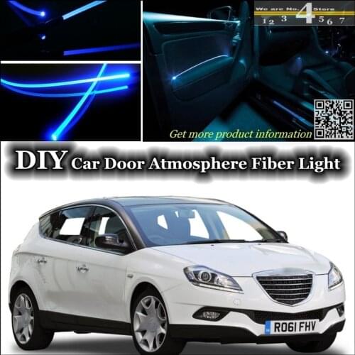 For Chrysler Delta / Lancia Delta interior Ambient Light Tuning Atmosphere Fiber Optic Band Lights Door Panel illumination Refit