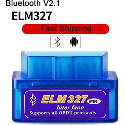 ELM327 OBD2 Scanner Bluetooth MINI ELM327 Bluetooth OBD2 Car Detector 2.1Single PCB Code Reader Car Diagnostic Tool Automotivo
