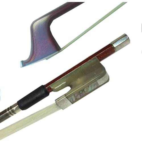 4/4 MASTER Hybrid Carbon Fiber cello Bow White ox horn fittings Wood skin TOP Performance Lightweight Fast response