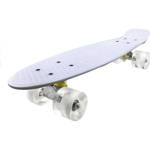 Mini Cruiser, Skateboard for Beginners Kids, 22inch PP Panel Child Skateboard,for Outdoor Sport Fish Board Non-Slip Deck