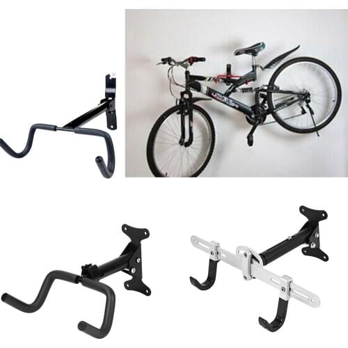 1PCS Bicycle Wall Stand Holder Mount Foldable Bicycle Mountain Bike Storage Wall Display Rack Stands Steel Wall Hanger Hook