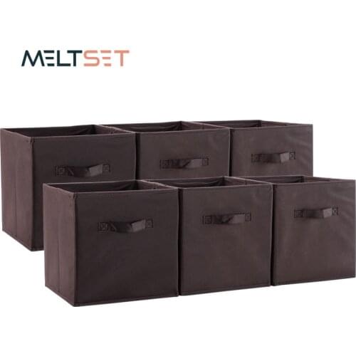 Non-Woven Storage Box Folding Closet Organizer for Clothes Toys Sundries Container Wardrobe Fabric Storage Bins Clothing Storage