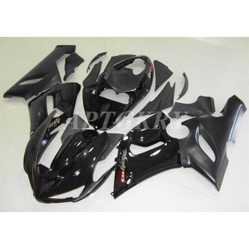 New ABS Plastic Shell Motorcycle Fairing kit Fit For Kawasaki Ninja ZX6R 636 ZX-6R 2005 2006 Bodywork set Black