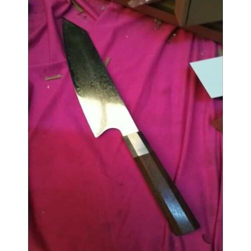 Chef knife santoku amascus Chef Knife Blank Blade 67 Layers Japanese Damascus Steel VG-10 Damascus Kitchen Knife