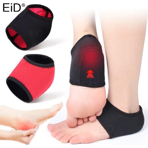 EiD Heel Pad Pain Relief for Plantar Fasciitis Sock Worn in Shoes Thin Heel Spur Foot Skin Care Protector Heel Sleeves man women