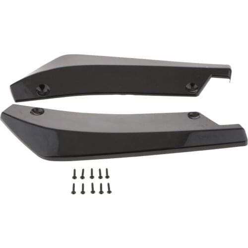 Pair Rear Bumper Spat Valance Lip W/ Screw For Universal Car