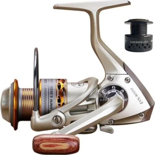 Double Spool Fishing coil Wooden handshake 12+ 1BB Spinning Fishing Reel Professional Metal Left/Right Hand Fishing Reel Wheels