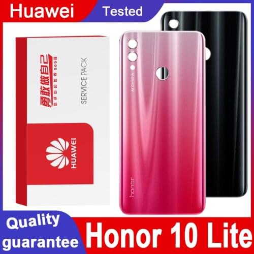 High quality For Huawei Honor 10 Lite Back Glass Battery Cover Rear Door Housing Case Panel For Honor 10 Lite Back Glass Cover