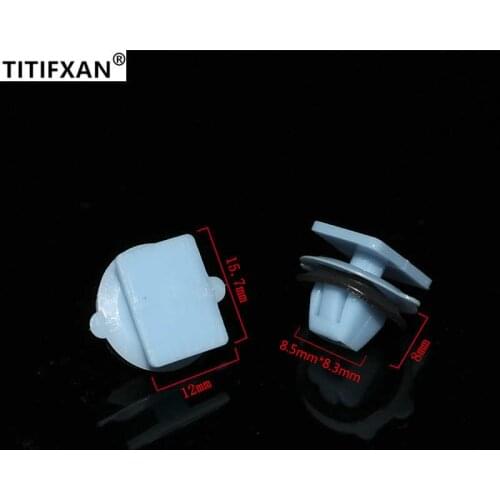 10PCS Car door guard panel trim slatted bottom skirt wheel eyebrow for Toyota Prado Previa Alphard Lexus plastic fastener clip