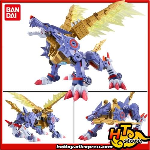 100% Original BANDAI SPIRITS Figure-rise Standard Assembly Action Figure - Metal Garurumon (AMPLIFIED)