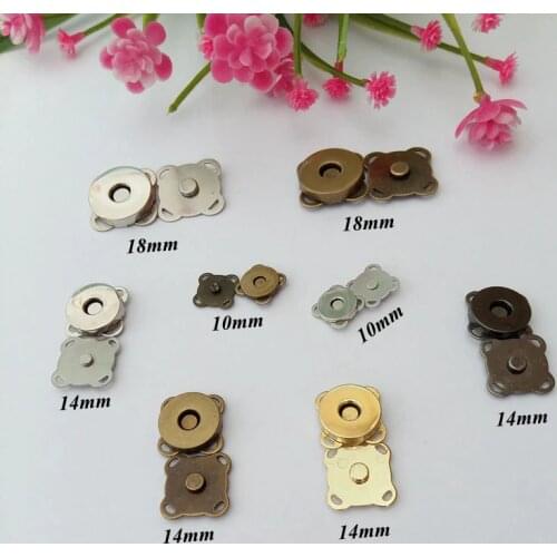 5PCS/lot High quality hand sewing Club Super Magnet buckle bags and clothing buttons