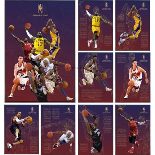 5D DIY Diamond Painting Basketball Sports Star Cross Stitch Kits Mosaic Diamond Embroidery Full Square Drill Home Decor Gift