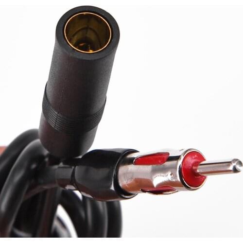 Antenna Cable Black Car Cord Male to Female Universal Radio 180cm Cheap High Quality